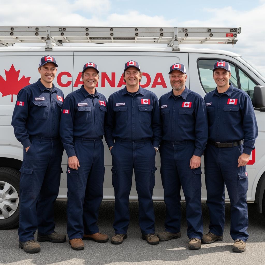 The ClearFlow Plumbing team in London, Ontario
